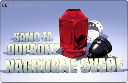 ODPADNE NAGROBNE SVEČE, CVETJE, PVC-EMBALAŽA in PESEK 2